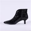 Wonders Flexfit Croc High Heel Boot - Black Croc
